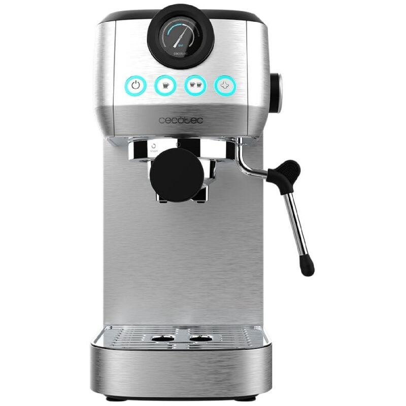 Wëasy KFX32 Maquina de Café Espresso Programable, 850 W, 15 Tazas, Brazo  Doble Salida, Vaporizador, Superficie Calienta tazas, Acero Inoxidable,  Plata