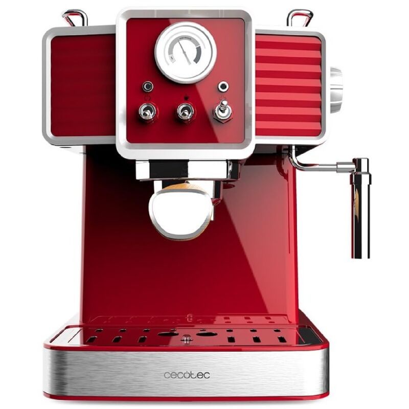 Cafetera Espresso Power Espresso 20 Steel Pro con 20 bares, thermoblock y  vaporizador. 