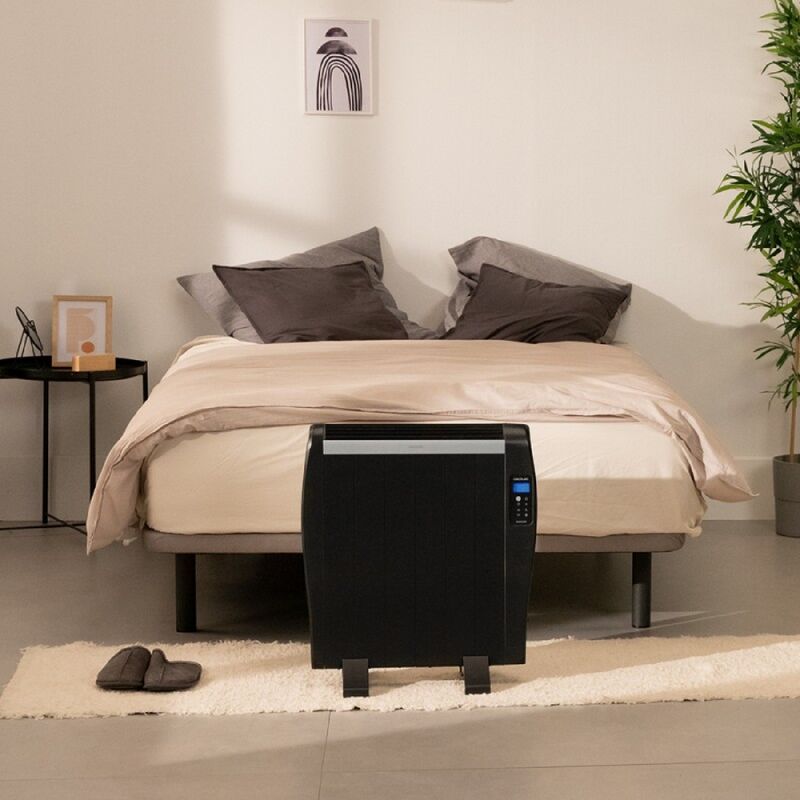  Radiador de convector eléctrico de 1800 W con termostato  ajustable y protección contra sobrecalentamiento Calefacción de habitación  con 3 ajustes de calor : Hogar y Cocina