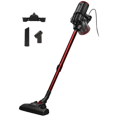Cecotec Aspiradora Vertical 2 en 1 con Cable ThunderBrush. 600 W Escoba y de Mano Tecnología Ciclónica sin Bolsa Filtro Alta