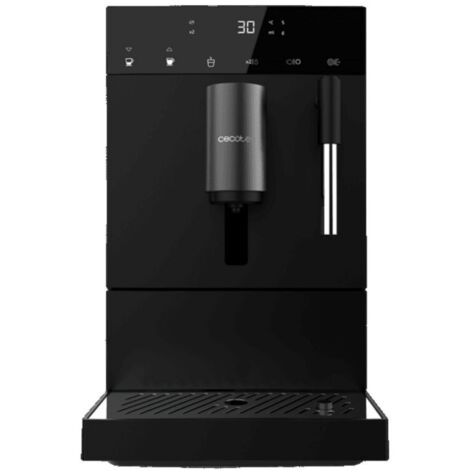 Cecotec Cafetera Súperautomática Compacta Cumbia Cremmaet Compact Steam. 1350W, 19 Bares, Thermoblock, Plug&Play, Café personalizado, 5 Niveles molienda, Autolimpieza, Vaporizador