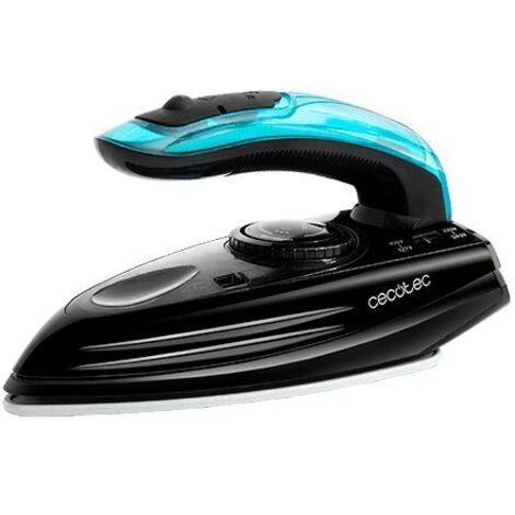 Cecotec Plancha de Viaje Fast&Furious 4000 Travel. 1200 W, Vapor Continuo 20g/min, Golpe de Vapor 65g/min, Ajuste Temperatura, Adaptable a Varios voltajes, Incluye Bolsa de Viaje