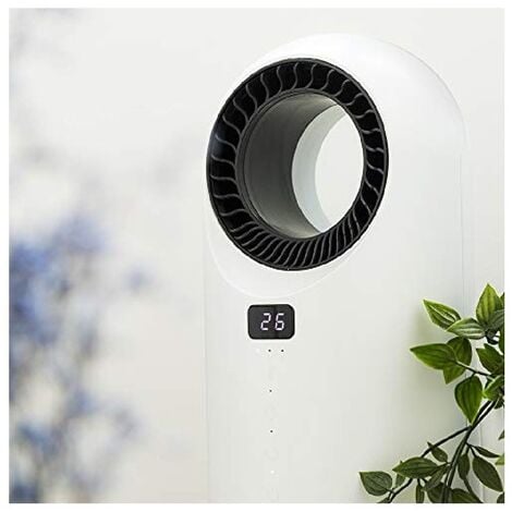 Cecotec Calefactor Bajo Consumo Ready Warm 8200 Bladeless. Potencia 1500 W,  Mando a Distancia, Pantalla LED