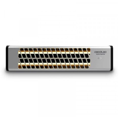 Radiador de pared de cuarzo con 1200 W y termostato regulable.