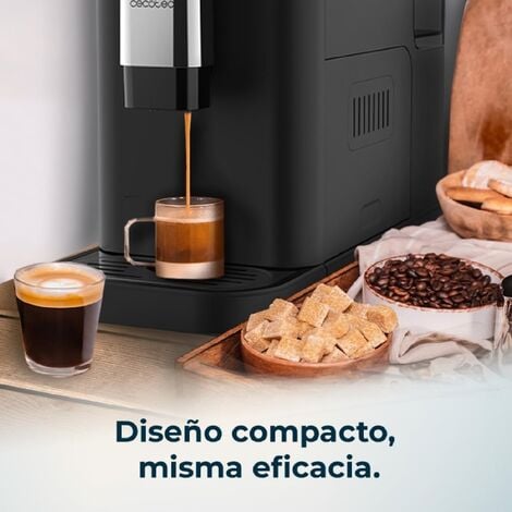 Cecotec Cafetera Superautomática Cumbia Cremmaet Compact Steam (1350W) -  Thermoblock y Plug&Play 
