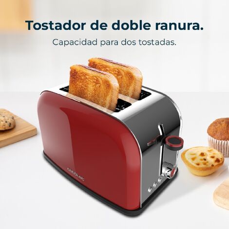 tostadora plana horizontal tostador pan cuarzo 600w regulabl