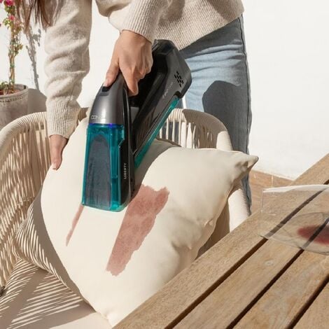 Cecotec Aspirador de Tapicerías Conga Hand Carpet & Spot Clean 1500. 50 W,  Spray de Agua, Depósito de Agua Limpia, Depósito de Agua Sucia, Cepillo de