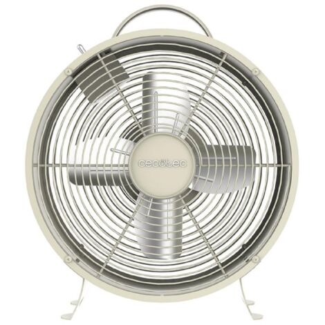 Cecotec Ventilador de sobremesa EnergySilence 400 RetroDesk Beige Cecotec (1/4)