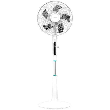 Cecotec Ventilador de Pie con Mando a Distancia EnergySilence 1600 Moskito. 65W, Función Repelente de Mosquitos, Temporizador, Control Táctil, Pantalla LED, 10 Velocidades y 3 Modos