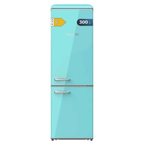 Cecotec Frigorífico retro Bolero CoolMarket Combi Origin 300 Green E