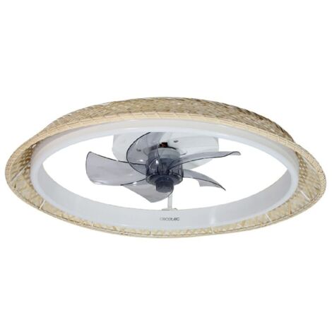 Cecotec Ventilador de techo con luz EnergySilence LampAero 620 Natural Design Cecotec