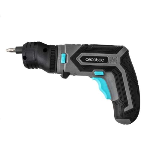 Cecotec Destornillador Eléctrico PowerGyro 3500 X-treme Set. Potente 6Nm, Batería 4V 1500mAh, Velocidad 200rpm, Luz LED, Portabrocas 1/4", 10 Puntas, Maletín Transporte (1/2)