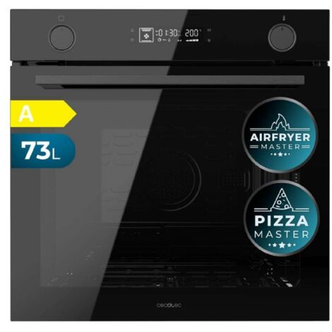 Cecotec Horno Multifunción Air Fryer Bolero Hexa AF326000 Glass Black A