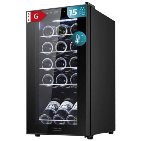 Cecotec Vinoteca Bolero GrandSommelier 1550 Black Compressor