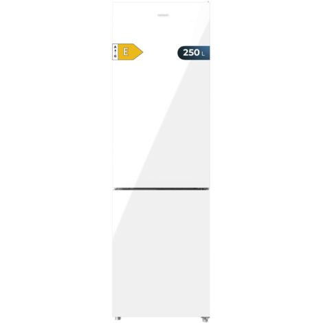 Cecotec Frigorífico combi Bolero CoolMarket Combi 250 White Glass E