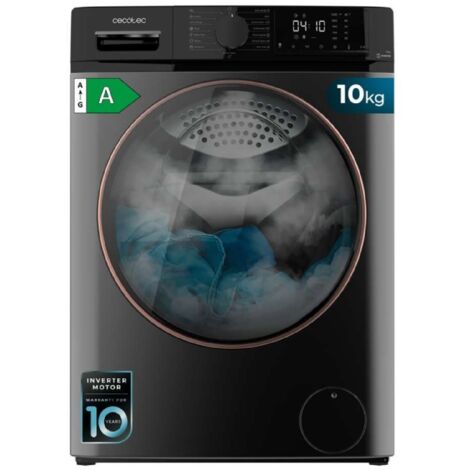 Cecotec Lavadora de carga frontal Bolero DressCode 10610 Inverter Steel A