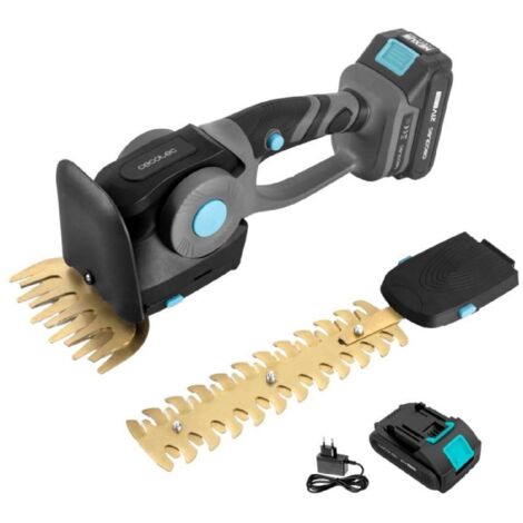 Cecotec Cortasetos a Batería de Mano 2en1 TitaniumSword 2120 Hand XL. Batería 21V, Motor sin Escobillas, Brushless