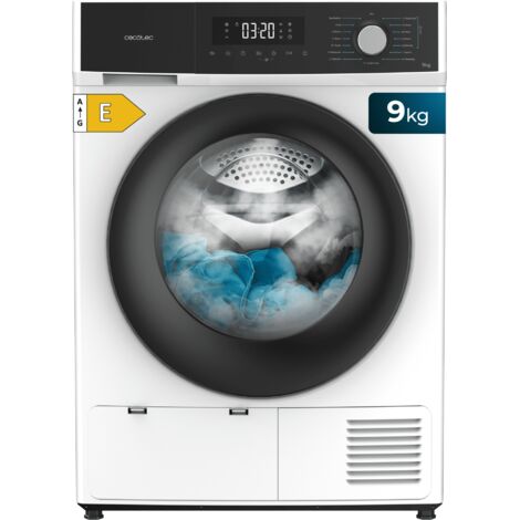 Cecotec Secadora de Ropa 9Kg Bomba de Calor Bolero DressCode Dry 8400 Steel