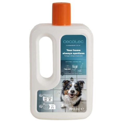 Cecotec Líquido de Limpieza para CarpetClean, Conga y Freego Clean&Wash 700ml. Solución Integral para Mantener Tapicerías, Suelo