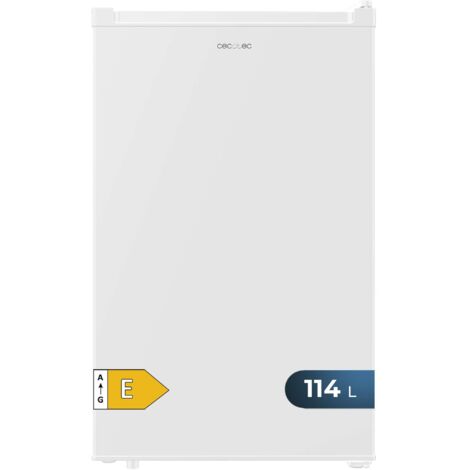 Cecotec Mini Nevera Bolero CoolMarket TT 114L White. Capacidad 114 L, Clase Energética E, Puerta Reversible, Almacenaje Óptimo