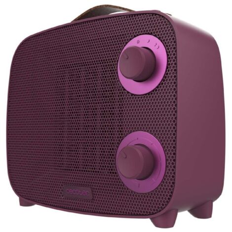 Cecotec Calefactor Cerámico de Sobremesa ReadyWarm 1500 Ceramic Aura. 1500W, 3 Modos, Termostato Ajustable, Silencioso