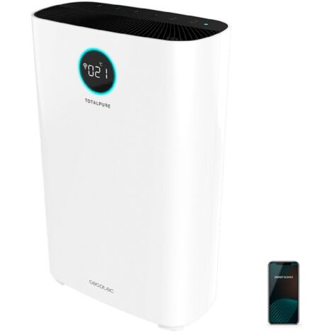 Cecotec Purificador de Aire TotalPure 7500 Connected. 600 CADR Cobertura 200 m3 Cobertura LED Control por Wi-Fi