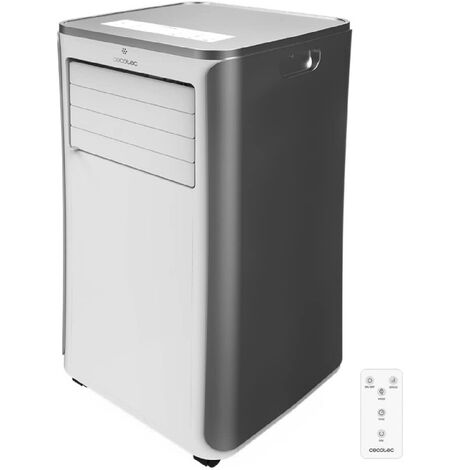 Cecotec Aire Acondicionado Portátil con Mando a Distancia y Bomba de Calor ForceClima 9400 Heating. 9000 BTU, Pantalla LED, 5 Modos, Deshumidificación, Cobertura 20-25m2