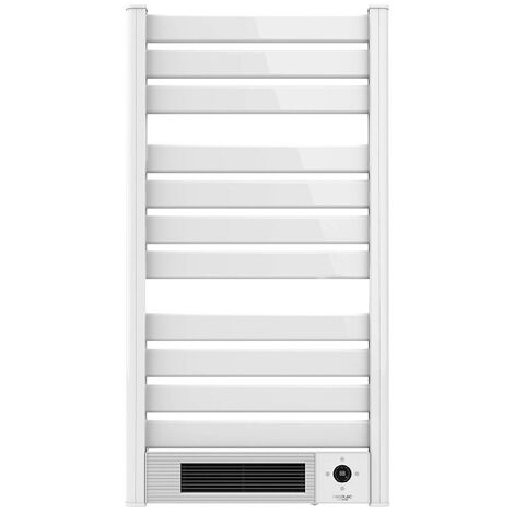 Cecotec Radiador Toallero Eléctrico Bajo Consumo Ready Warm 9770 Ceramic Towel White. Calefactor Cerámico Incorporado, 2000 W, Pantalla LED, Mando a Distancia, Temporizador, IPX4 (1/6)