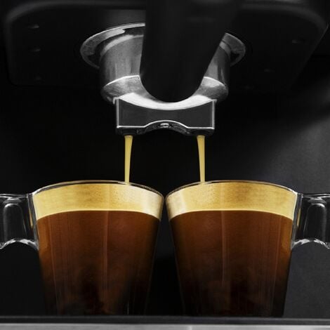 Power Espresso 20 Professionale. Cafetera Express de 850 W, 20 Bares,  Manómetro, Depósito de 1,5L