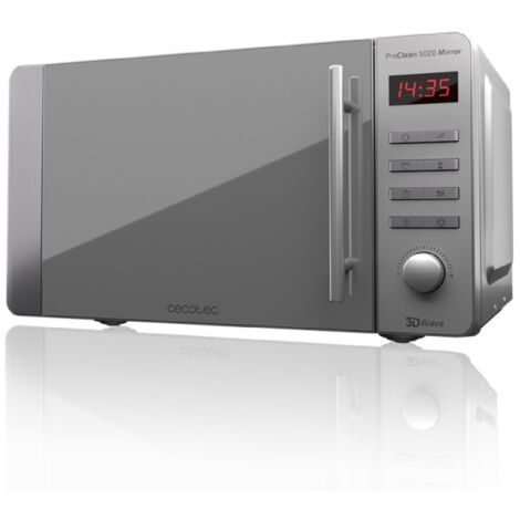 Cecotec 01532 microondas Encimera Solo microondas 20 L 700 W Plata
