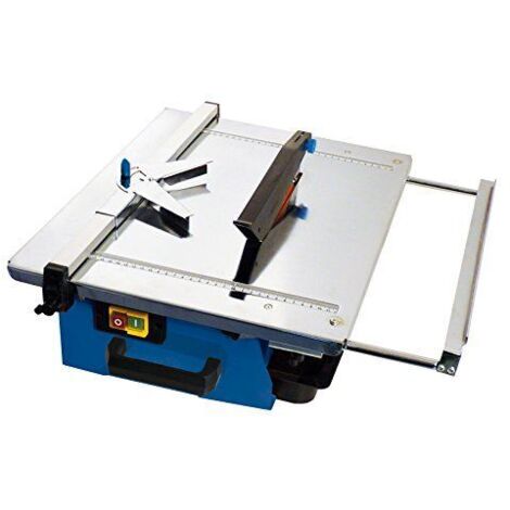 Scie à carrelage électrique 900W – Disque Ø200 mm – Table inclinable 0° à 45° – Coupe nette pour carrelages – Mejix
