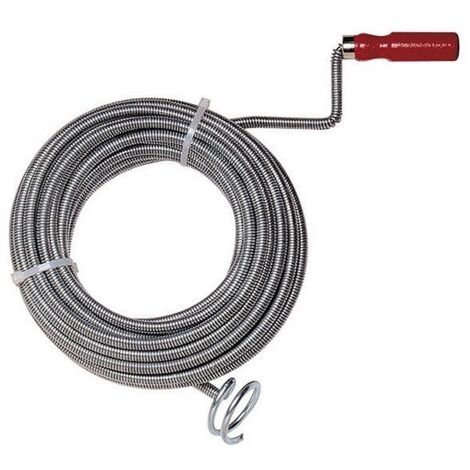 Peugeot – Kit déboucheur 10 m – Tête d'accro 50 mm – Matériaux résistants pour canalisations – Utilisation professionnelle (1/5)