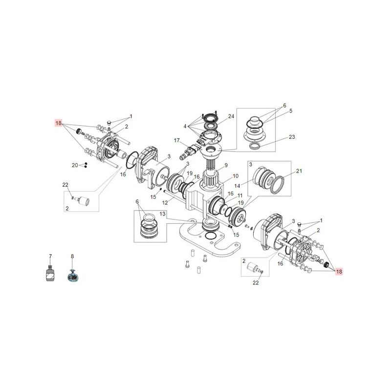 faac Ersatzteil der Schraube m10x178 uni5737 Edelstahl 2-70 s800 