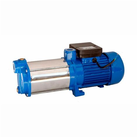 Pompe à eau horizontale multicellulaire 1,3 hp – Débit 6600 l/h – Profondeur d'aspiration 2-3 m – Protection IP-55 – Acier inoxydable – Bombas Bcn - BM-130