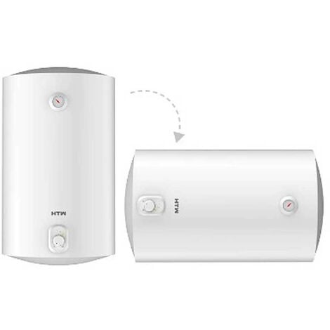 Chauffe-eau électrique multipositions Gemini 50 litres - Réservoir émaillé diamant - HTW  Capacité: 50 L