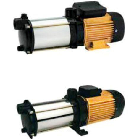 Espa – Pompe multicellulaire horizontale 0,75 hp – Débit 3 900 l/h – Hauteur manométrique 43 m – Tension 230 V monophasé – Auto-amorçage 2 m