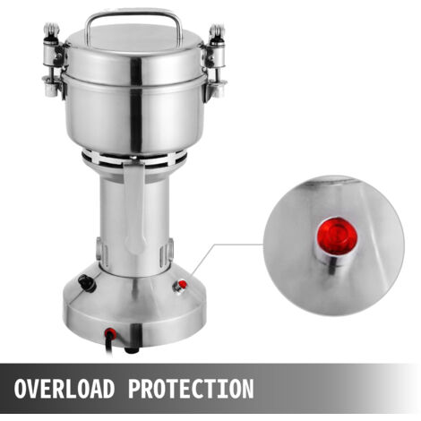 Moulin à Grains électrique OKF Inox – Broyeur Haute Vitesse Pour Farine Maison