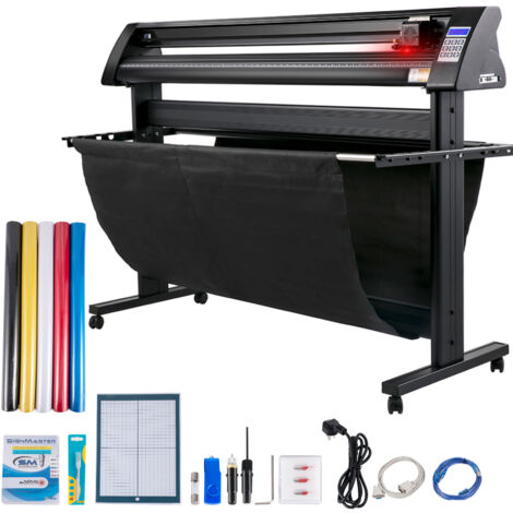 Mophorn – Traceur de découpe vinyle 1350mm – Écran LED – Œil optique intégré – Vitesse de coupe 800mm/s – Compatible avec SignMaster Windows