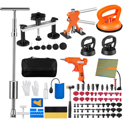 Mophorn Kit deoutils de levage de pont deextracteur de Dent de carrosserie de Voiture dissolvant de Grele sans Peinture pour la reparation Automatique
