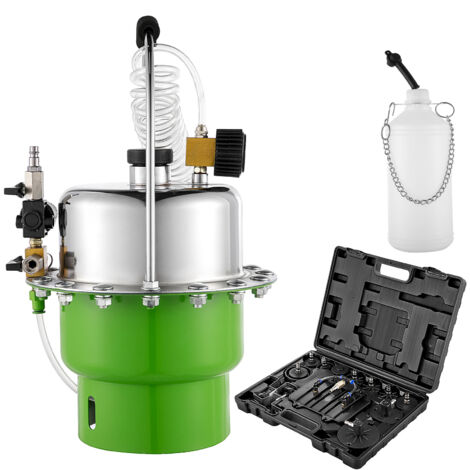 Mophorn – Kit de purge de frein pneumatique 5L – Manomètre réglable – Pour systèmes ABS – Outil professionnel pour garage et atelier