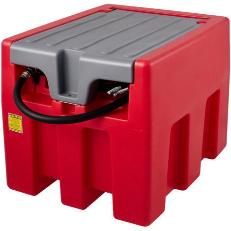 Mophorn Réservoir diesel portable , capacité de 58 gallons, débit de 10 GPM, réservoir de carburant diesel avec pompe de transfert électrique 12 V et tuyau en caoutchouc de 13,1 pieds