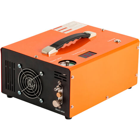 Mophorn Compresseur d'air PCP , 4500PSI portable avec convertisseur intégré, arrêt automatique DC12V/AC230V Sans huile ni eau pour carabine à air comprimé, bouteille de plongée sous-marine