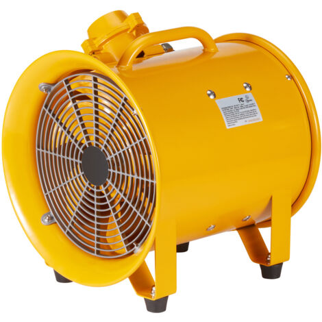 Mophorn Ventilateur portatif ventilateur cylindrique robuste de 304,8 mm,ventilateur d'extraction puissant de 550 W, 2 500 CFM, cordon d'alimentation de 3 m, souffleur industriel pour poussière