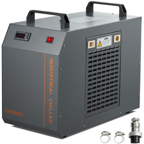 Mophorn  Refroidisseur d'eau industriel CW-5202 - Réservoir de 7 L, débit de 18 L/min, refroidisseur à compresseur pour gravure laser (1/5)