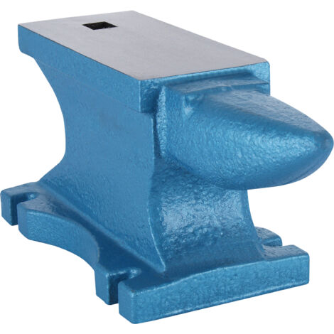 Mophorn Enclume en fer , enclume de forgeron 24,9 kg/55 lb, outil de forge professionnel pour le travail des métaux, noir