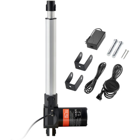 Mophorn – Actionneur linéaire électrique 10 pouces 220 lb 24 V – Vitesse 0,98'/s – Protection IP44 – Montage simple pour élévation de meubles