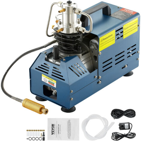 Mophorn Compresseur deair haute pression 4500PSI 30MPA 300BAR 1800W 220V Arret manuel pour Paintball PCP Air Rifle Diving Bottle (1/5)