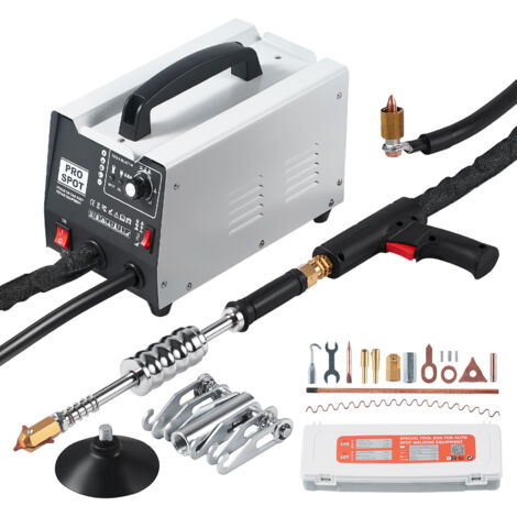 Mophorn – Kit de réparation de bosses pour soudeuse à goujon 1800W – 7 modes fonctionnels – Accessoires complets pour carrosserie – Boîte à outils portable