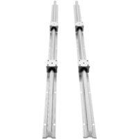 Mophorn – Ensemble de rails de guidage linéaires SBR20 1200 mm – 2 rails en aluminium – 4 blocs SBR20UU – Charge dynamique 882N pour CNC