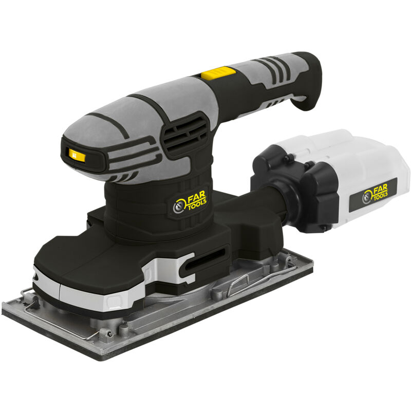 Ponceuse Vibrante Fartools 135W - Format 90x187mm - Idéale Pour Bois Et Métal - Faibles Vibrations